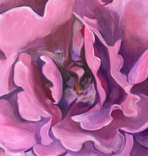 Load image into Gallery viewer, Wall Art Rose Oil Painting Large Flower Title: "Angel Face Rose" Wall Decor Original on Canvas Ready to Hang