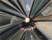 Load image into Gallery viewer, Original Small Modern Contemporary Oil Painting On Stretched Linen Canvas by Alva Gao