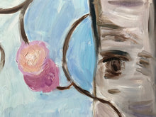 Load image into Gallery viewer, Original Birch Oil Painting Modern Contemporary Art On Hardboard Panel by Alva Gao