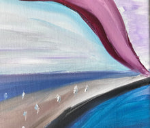 Load image into Gallery viewer, Free Shipping Oil Painting Original Small Modern Contemporary Art On Stretched Linen Canvas by Alva Gao