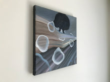 Load image into Gallery viewer, Original Small Modern Art Oil Painting Contemporary On Stretched Linen Canvas by Alva Gao