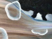 Load image into Gallery viewer, Original Small Modern Art Oil Painting Contemporary On Stretched Linen Canvas by Alva Gao