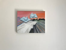 Load image into Gallery viewer, Modern Oil Painting Original Small Contemporary Art On Stretched Linen Canvas by Alva Gao