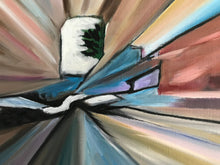Load image into Gallery viewer, Contemporary Oil Painting Original Small Modern Art On Stretched Linen Canvas by Alva Gao
