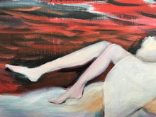 Load image into Gallery viewer, Original Small Oil Painting Modern Contemporary Art On Stretched Linen Canvas by Alva Gao