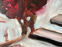 Load image into Gallery viewer, Original Modern Art Oil Painting Small Contemporary Piece On Hardboard Panel by Alva Gao