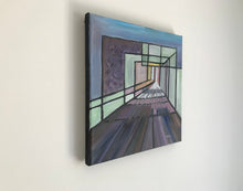 Load image into Gallery viewer, Oil Painting On Stretched Linen Canvas Original Small Modern Contemporary Art by Alva Gao