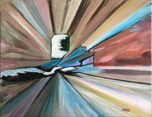 Load image into Gallery viewer, Contemporary Oil Painting Original Small Modern Art On Stretched Linen Canvas by Alva Gao