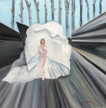 Load image into Gallery viewer, Original Modern Oil Painting Contemporary Art On Stretched Canvas by Alva Gao