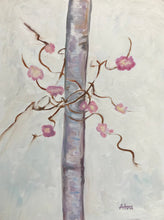 Load image into Gallery viewer, Original Modern Art Small Oil Painting Contemporary On Hardboard Panel by Alva Gao