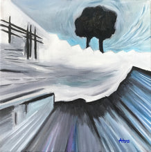 Load image into Gallery viewer, Original Small Oil Painting Modern Contemporary Art On Stretched Linen Canvas by Alva Gao