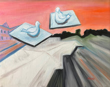 Load image into Gallery viewer, Modern Oil Painting Original Small Contemporary Art On Stretched Linen Canvas by Alva Gao