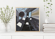 Load image into Gallery viewer, Modern Oil Painting Print, Fantasy Contemporary Giclee Fine Art Print, Modern Wall Decor, Contemporary Wall Art, Housewarming Gift