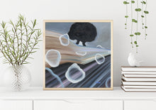 Load image into Gallery viewer, Modern Oil Painting Print, Fantasy Contemporary Giclee Fine Art Print, Modern Wall Decor, Contemporary Wall Art, Housewarming Gift