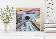 Load image into Gallery viewer, Contemporary Oil Painting Print, Fantasy Modern Giclee Fine Art Print, Contemporary Wall Decor, Modern Wall Art, Housewarming Gift
