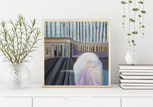 Load image into Gallery viewer, Contemporary Giclee Fine Art Print, Fantasy Modern Oil Painting Print, Contemporary Wall Art, Modern Wall Decor, Housewarming Gift
