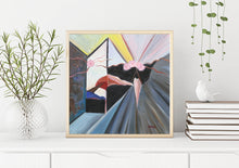 Load image into Gallery viewer, Contemporary Giclee Fine Art Print, Fantasy Modern Oil Painting Print, Contemporary Wall Art, Modern Wall Decor, Housewarming Gift
