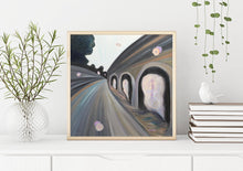 Load image into Gallery viewer, Modern Oil Painting Print, Fantasy Contemporary Giclee Fine Art Print, Modern Wall Decor, Contemporary Wall Art, Housewarming Gift
