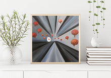 Load image into Gallery viewer, Contemporary Oil Painting Print, Fantasy Modern Giclee Fine Art Print, Contemporary Wall Decor, Modern Wall Art, Housewarming Gift
