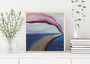 Modern Giclee Fine Art Print, Contemporary Oil Painting Print, Fantasy Modern Wall Art, Contemporary Wall Decor, Housewarming Gift