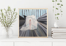 Load image into Gallery viewer, Modern Oil Painting Print, Fantasy Contemporary Giclee Fine Art Print, Modern Wall Decor, Contemporary Wall Art, Housewarming Gift
