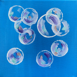 Original Modern Acrylic Painting on Canvas Pastel Colors Wall Art Wall Decor Housewarming Gift for Her
