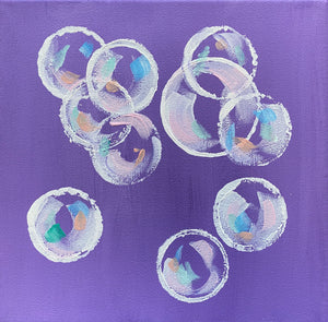 Original Modern Acrylic Painting on Canvas Pastel Colors Wall Art Wall Decor Housewarming Gift for Her
