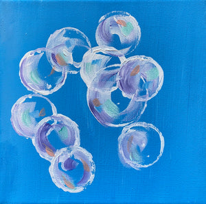 Original Modern Acrylic Painting on Canvas Pastel Colors Wall Art Wall Decor Housewarming Gift for Her